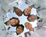 physician leadership patient flow team huddle physician coach 150x123