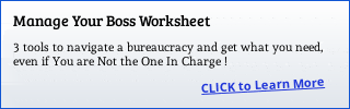 Manage Your Boss Worksheet