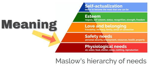 physician burnout and Maslow's hierarchy search for meaning
